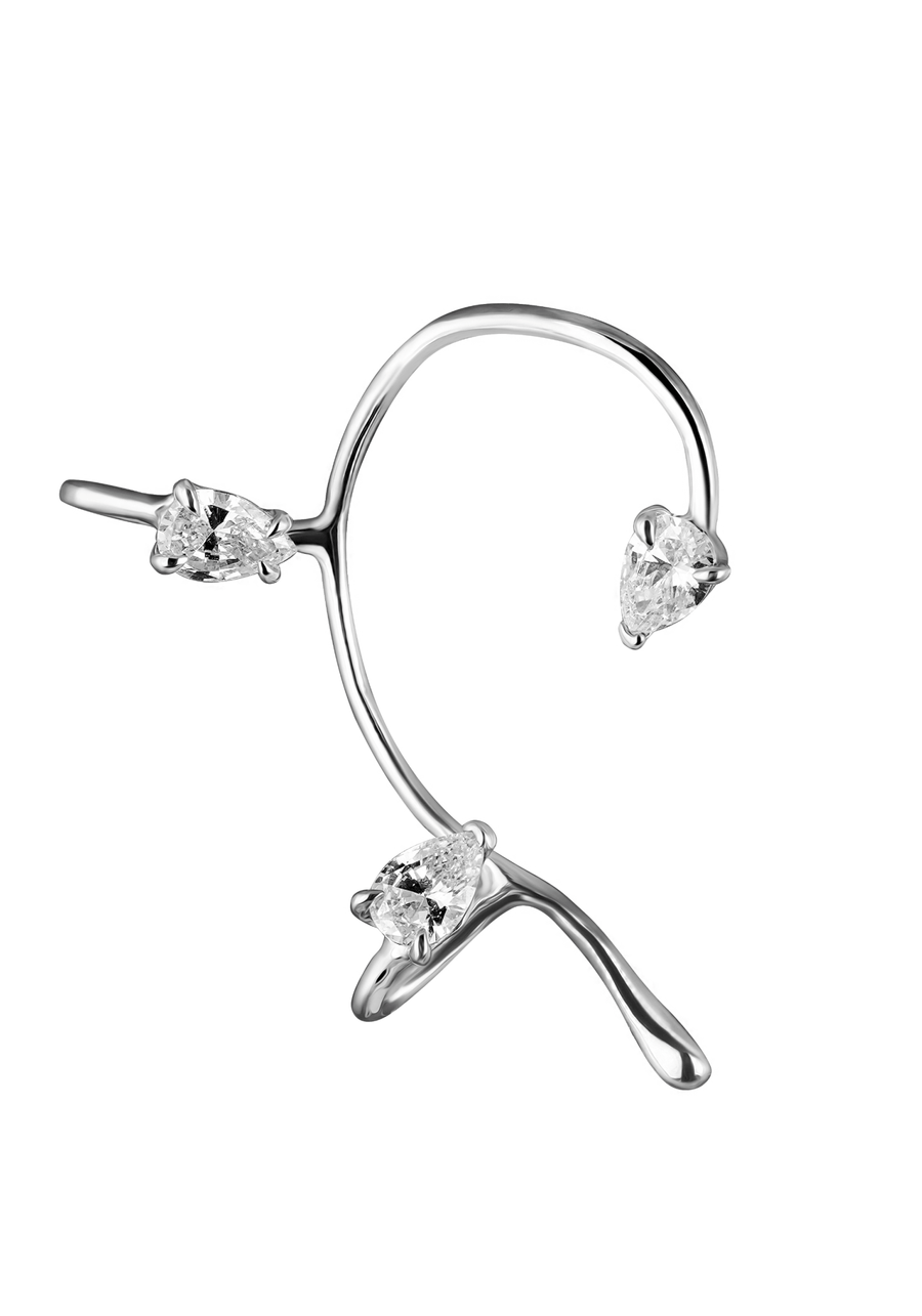 Neo Ear Cuff - 925 Silver Cuff No Piercing | BROQ · broq