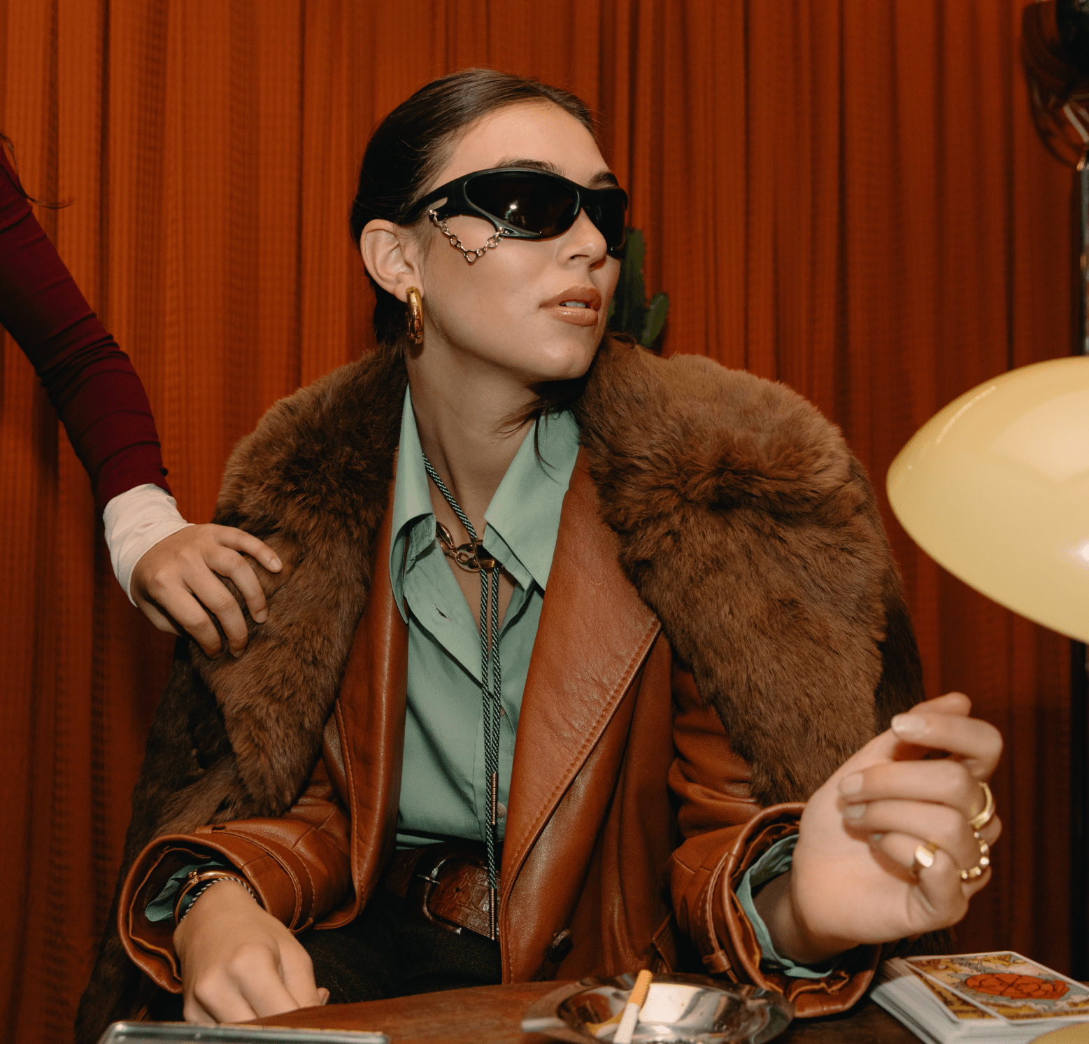 SUNGLASSES BROQ x TIDES — INTERFACE, SHADES WITH HANDCRAFTED CHAIN - broq